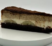 Кофейный чизкейк с бананом