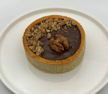 Тарт веган с соленой карамелью