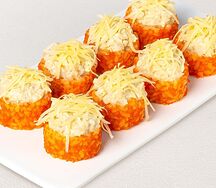 Сырная креветка ролл