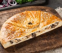 Пирог Курица и грибы
