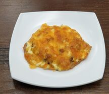 Свиная отбивная с грибами