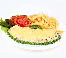 Свинина Аппетитная с фри