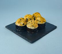 Запеченные с мидиями