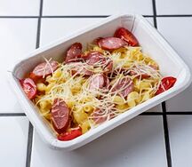 Половинка Mac & Cheese колбаски