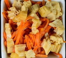 Морковь со спаржей