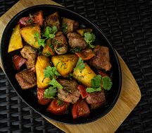 Жаркое по-домашнему с курицей