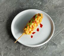 Корн Дог с сосиской фри