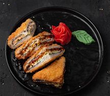 Сэндвич фри с лососем