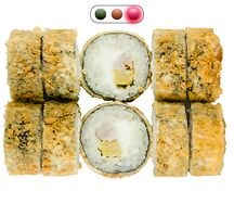 Макси темпура с курицей, тамаго и сыром