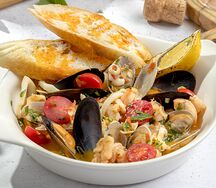 Соте из морепродуктов