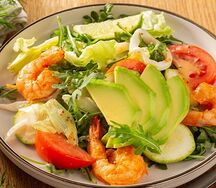 Салат от шефа с морепродуктами