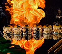 Лосось-манго