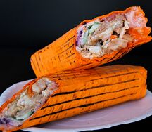 Шаурма в сырном лаваше
