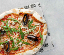 Пицца с морепродуктами