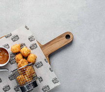 Моцарелла в панировке с мастардой