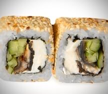 Мидии в кунжуте