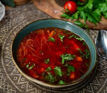 Борщ с говядиной