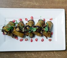 Рулетики из баклажанов