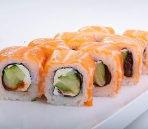 Филадельфия угорь и лосось