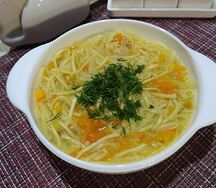 Суп-лапша с курицей