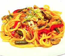 Удон с морепродуктами