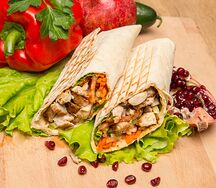 Шаурма с двойным мясом курицы