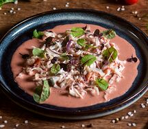 Карпаччо из мяса камчатского краба