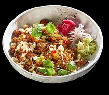 Японский рис с мидиями и овощами