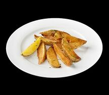 Картофель Айдахо с чесноком и зеленью