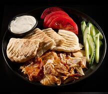 Донар на тарелке