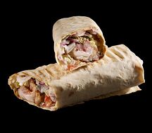 Шашлык из говядины в лаваше