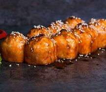 Запеченный с лососем