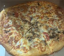 Пицца Салями-грибы 