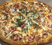 Пицца из шашлыка 