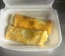 Блинчики с творогом и ананасом