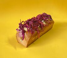 Хот-дог Карамель-бекон