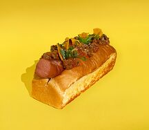 Хот-дог Болоньезе