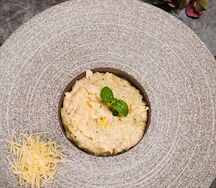 Ризони в сливочно-сырном соусе