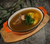 Суп говяжий с картофелем