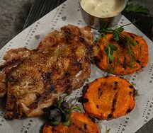 Стейк из куриного бедра