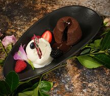 Шоколадный флан