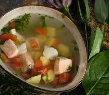 Уха из семги