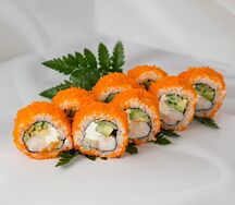 Калифорния с тигровой креветкой