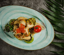 Молодой картофель с цукини