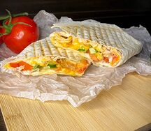 Шаурма с картошкой и говядиной