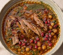 Марокканский суп Харира из баранины