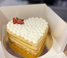 Торт Миндальное сабле сердце