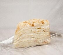 Торт Наполеон с кремом дипломат большой