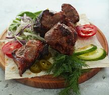 Шашлык из cвинoй мякоти