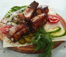 Шашлык из свиных ребрышек